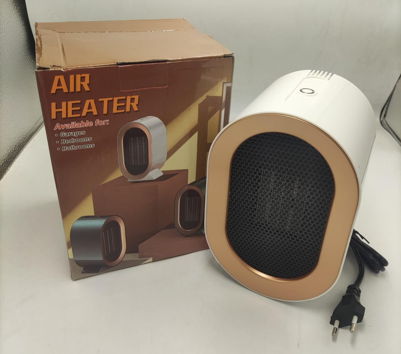 Portable Electric Air Heater - Fast Heating PTC Ceramic Space Heater with Overheat Protection