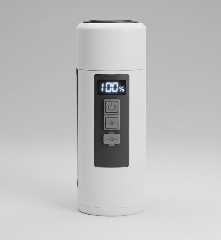 Rechargeable Multi-Angle LED Flashlight - Foldable 270° Work Light with Digital Battery Display