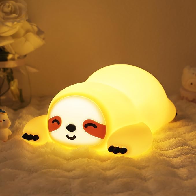 Sloth Night Light | Adorable LED Lamp for Kids & Nurseries