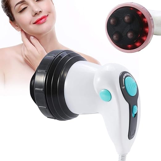 3-in-1 Electric Body Massager with Interchangeable Heads