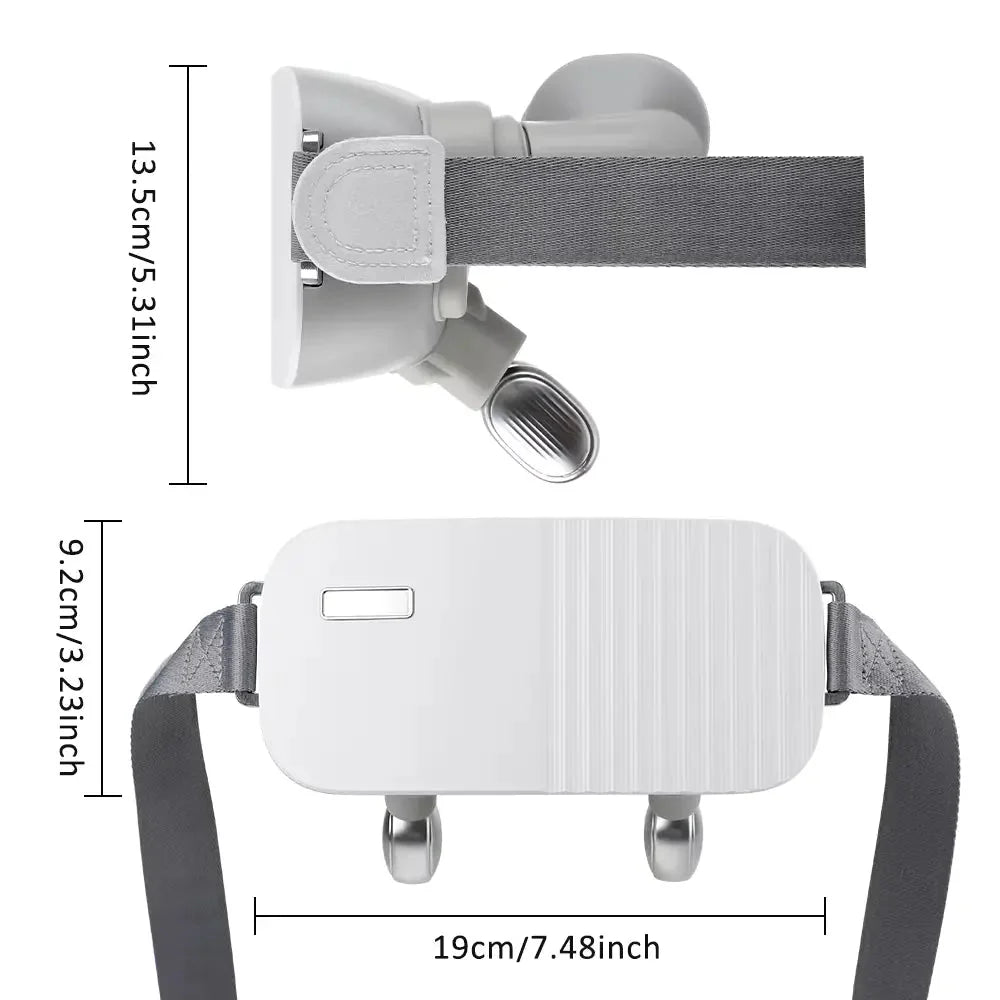 3D Smart Neck Massager with Heat Therapy and Type-C Charging