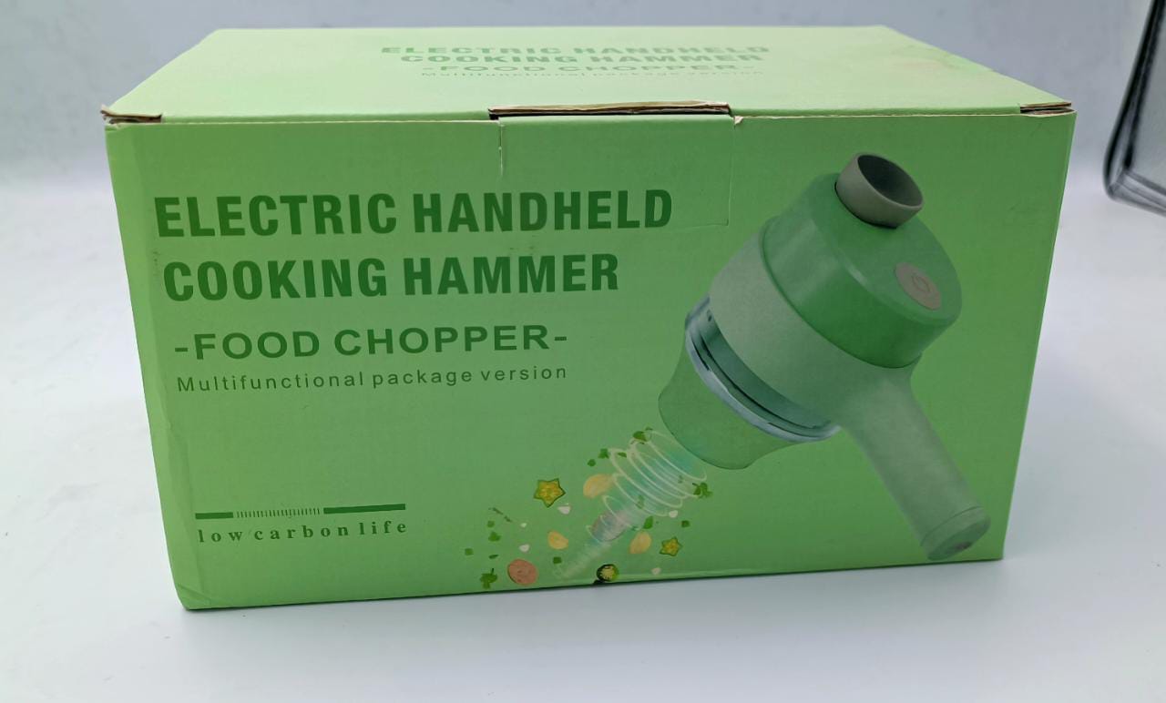 Food Chopper Handheld | Cordless Electric Garlic & Veggie Chopper