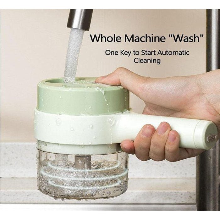 Food Chopper Handheld | Cordless Electric Garlic & Veggie Chopper