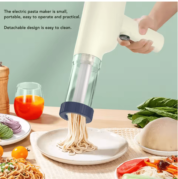Hand-Held Automatic Noodle MachineNoodlePro Mini Hand-Held Automatic Noodle Maker | Fresh Pasta Machine