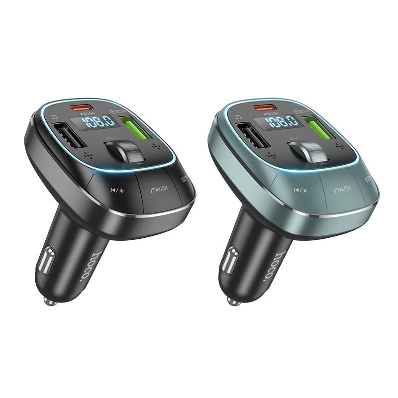Hoco Car BT FM Transmitter (E76) – Bluetooth & Fast Charging