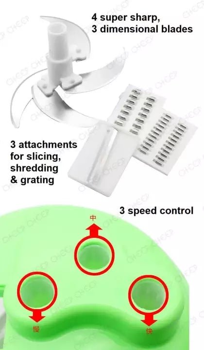 Multifunctional Food Processor (JCQ-15) – Chop, Blend & Minc