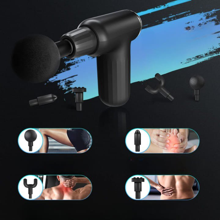 Muscle Massage Gun FH-820 with 4 Heads |Deep Tissue Massager