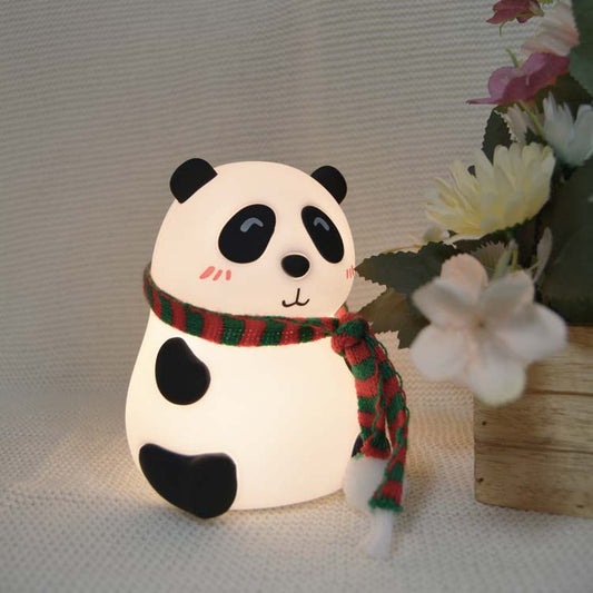 Panda Silicone Night Light | Soft Touch LED Lamp for Kids