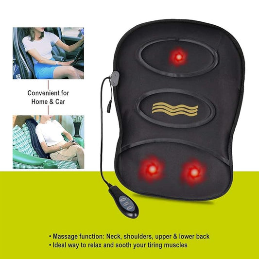 Robotic Cushion Massage Mini with Heat Therapy for Muscle Relief
