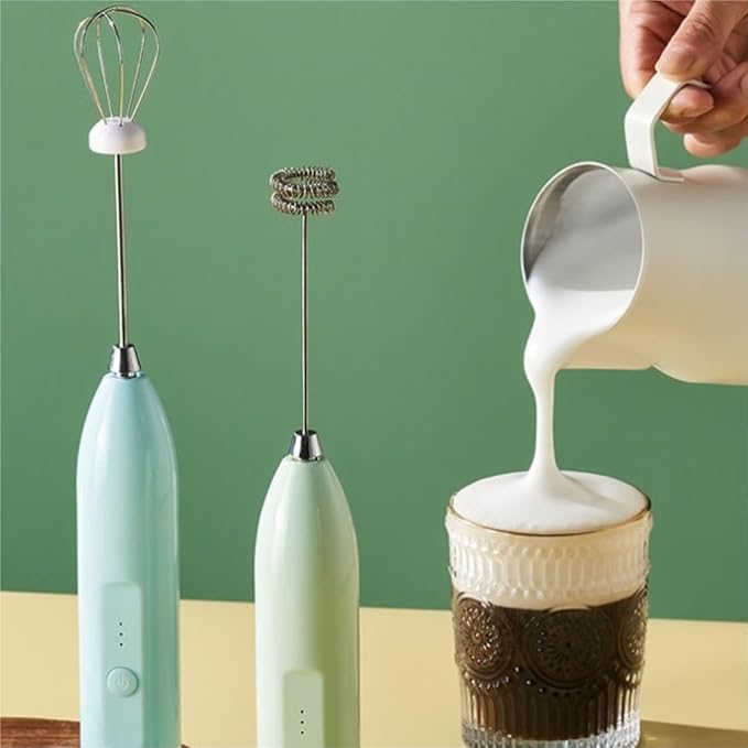 Stainless Steel Milk Frother | Quick & Portable Handheld Frothing Tool