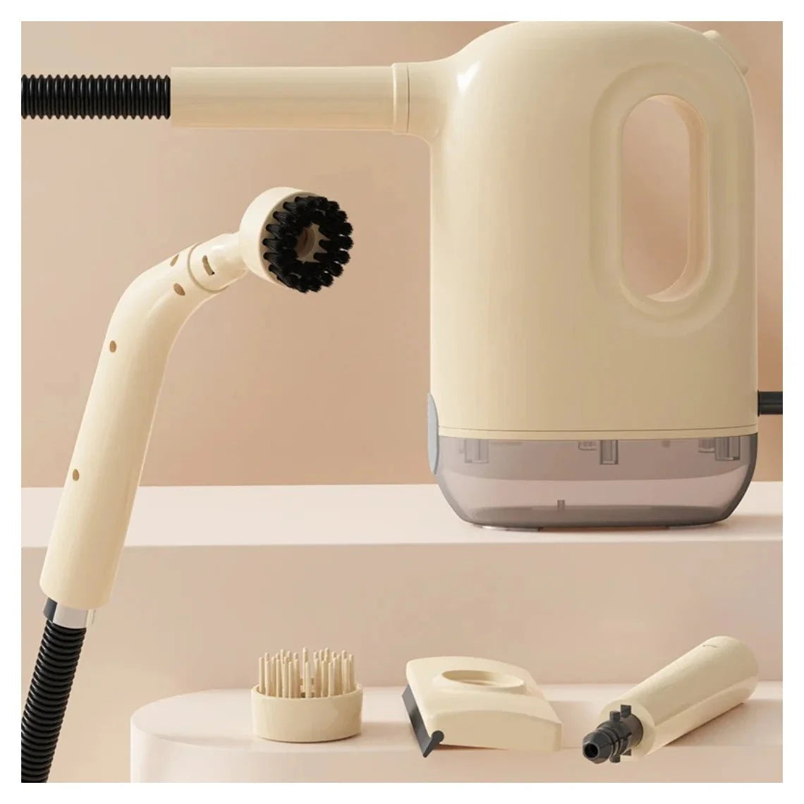 1200W Handheld Steam Cleaner - High Pressure Chemical-Free Sanitizer for Home & Car