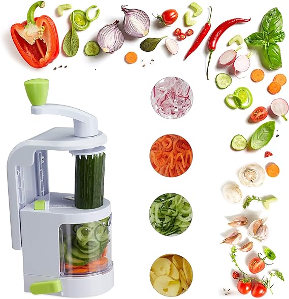 Universal Food Spiralizer | Vegetable Slicer & Spiral Cutter for Healthy Meals