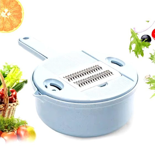 Vegetable Chopper ContainerVegetable Chopper Container | Multi-Blade Vegetable Cutter with Storage Box