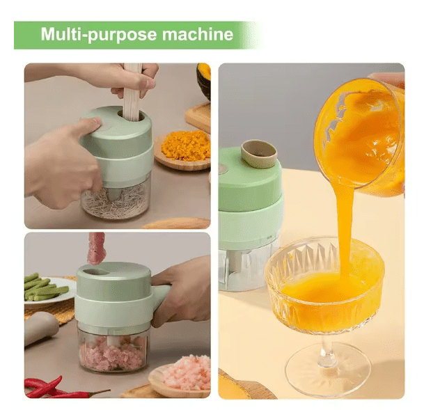 Wireless Chopper | Mini USB Rechargeable Electric Food Chopper